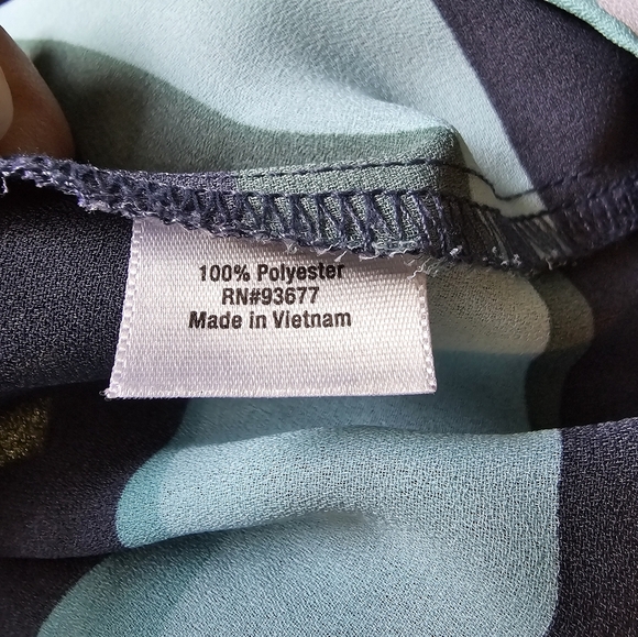 ANA striped blouse Size M - Picture 5 of 13